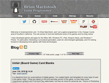 Tablet Screenshot of brianmacintosh.com
